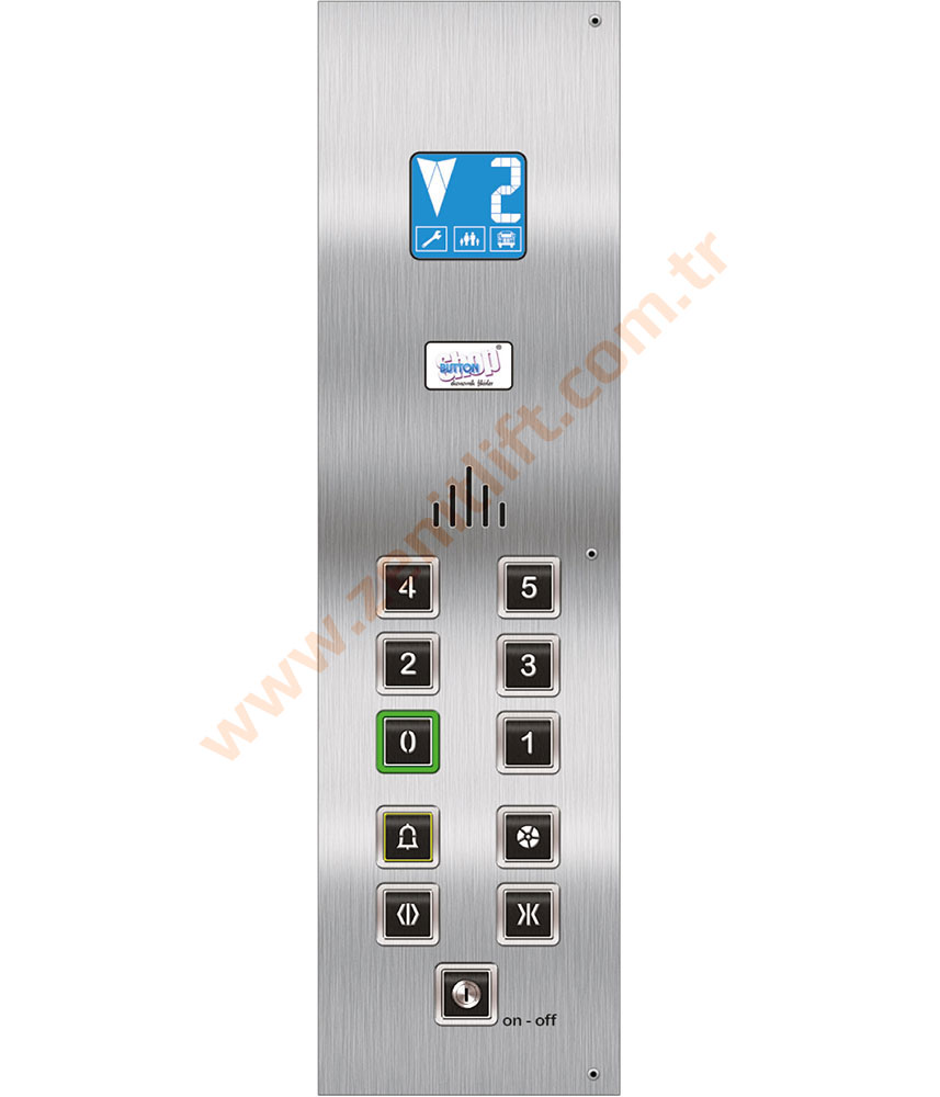 Zenit Asansör - Kabin Butonları - APECS6