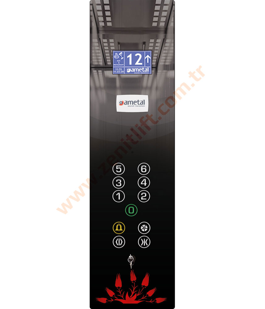 Zenit Asansör - Kabin Butonları - gcop1320rlr