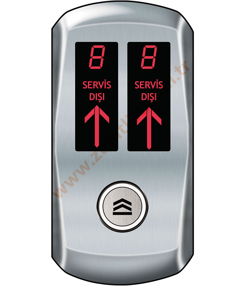 Zenit Asansör - Kat Butonları - SM-SC-L-703-QA-kırmızı