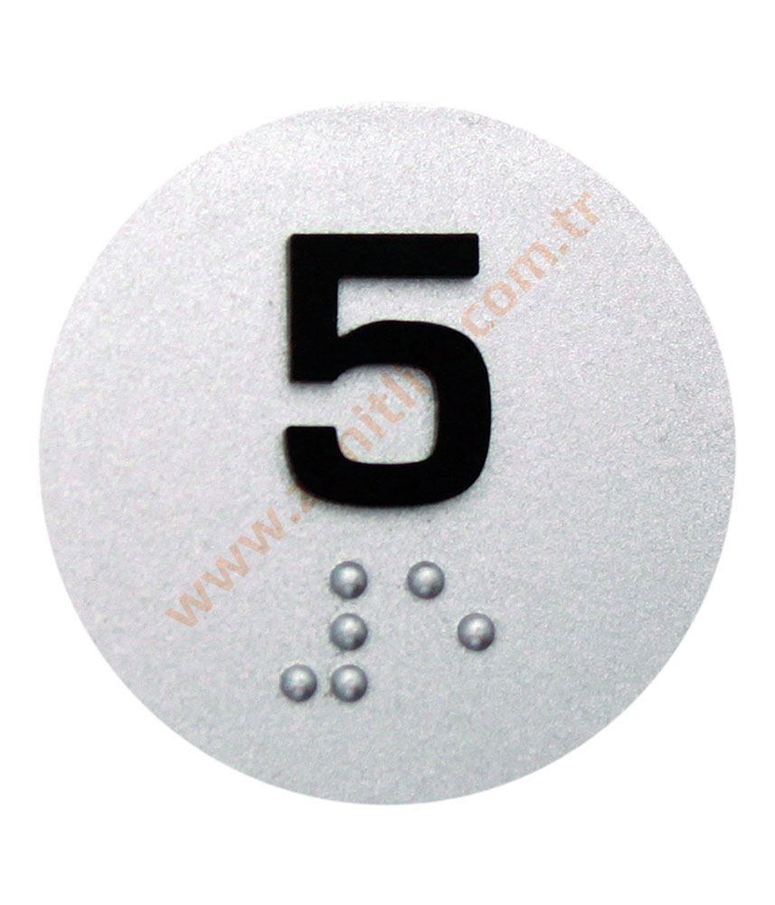 Zenit Asansör - Düğmeler - ETB-GR-yuvarlak